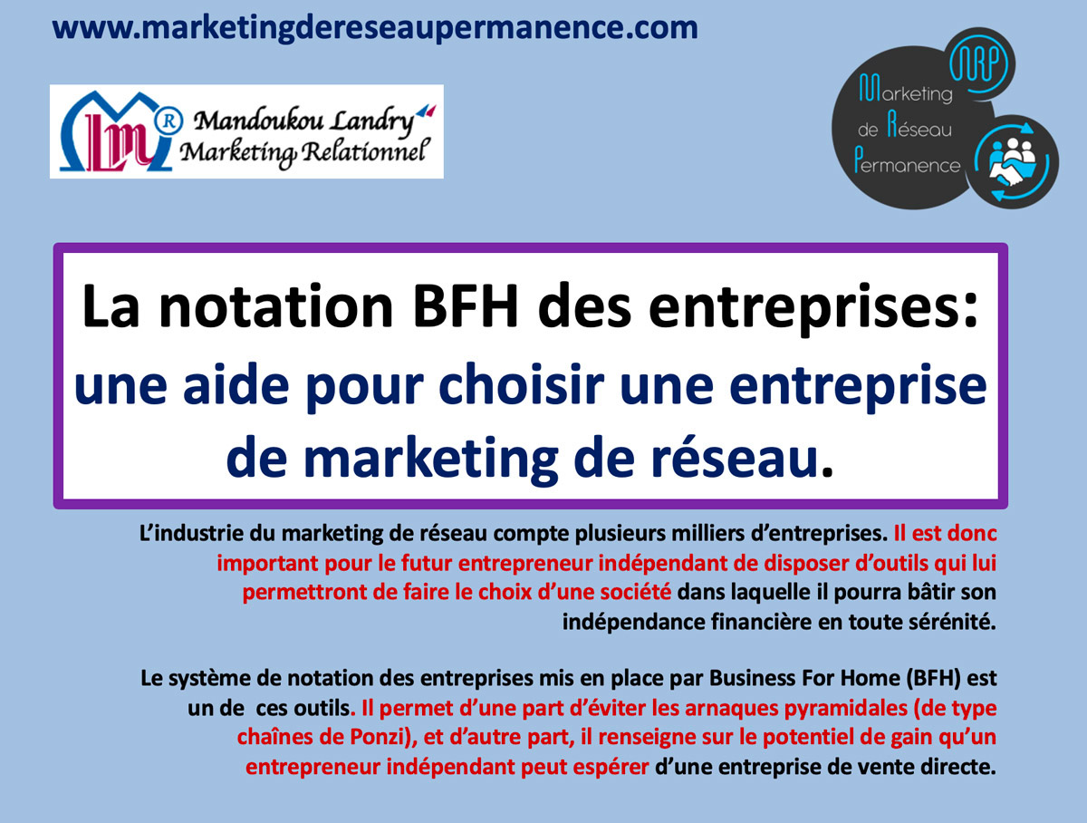 Diaporama la notation business for home des entreprises