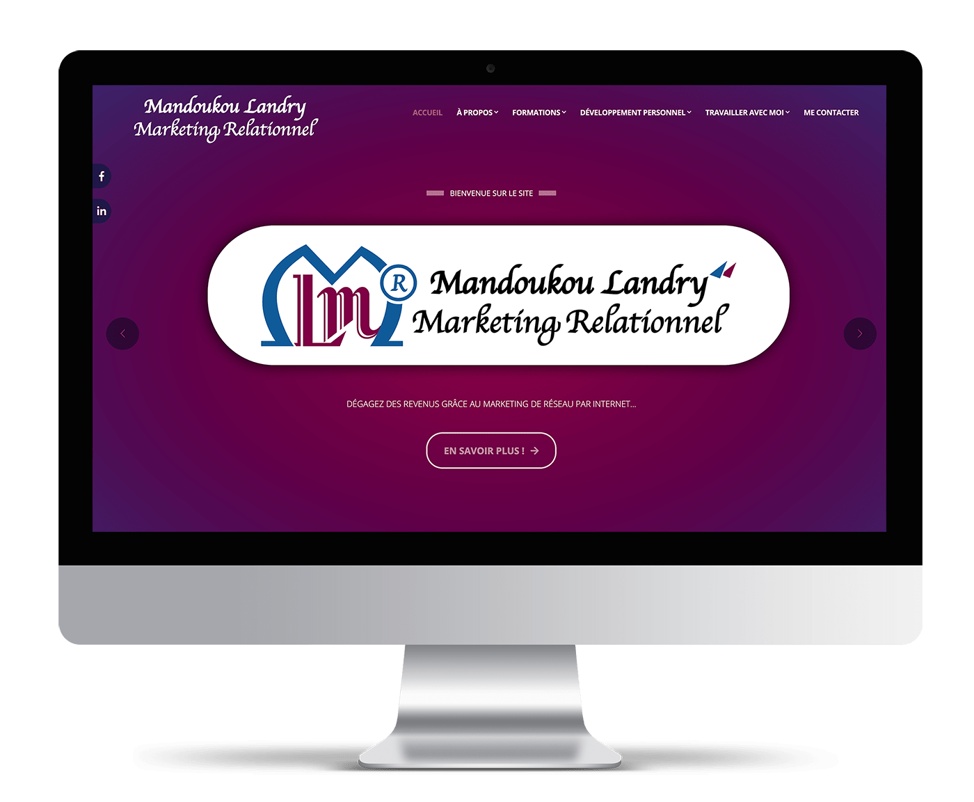 Site internet Landry MANDOUKOU Marketing Relationnel